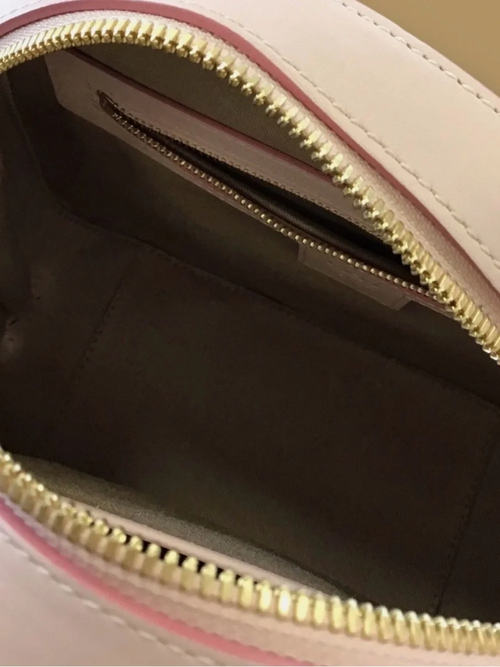 MCM Mini Aren Half Moon Pink Floral Leopard Tote Bag Crossbody